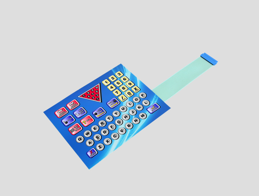 Rich In Color Elegant In Appearance Membrane Switch Overlay Light Weight Small Size