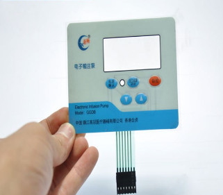Custom Made PCB LED Membrane Switch Panel With Flat Cable 250V DC