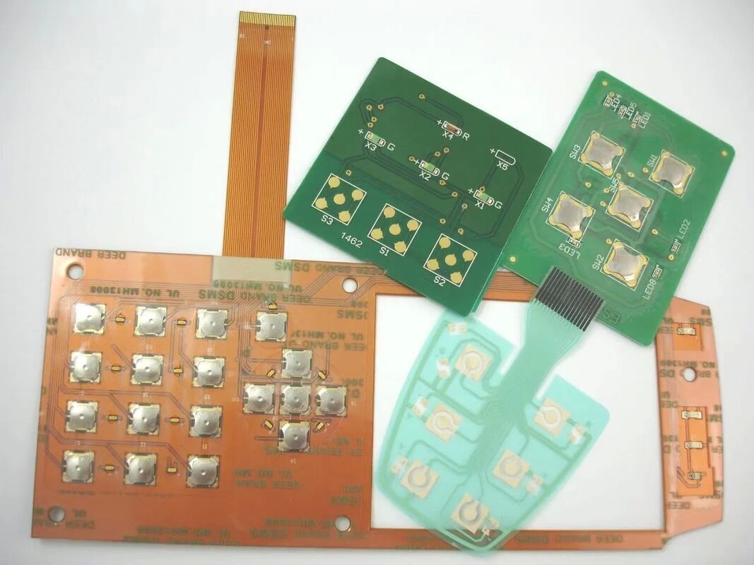 Flexible EL FPC Circuit Super Performance Dust Free Environment Circuits