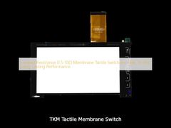 Αντίσταση επαφής 0,5-10Ω Μεμβράνη επαρκής διακόπτης για -40C έως 85C μακροχρόνια απόδοση